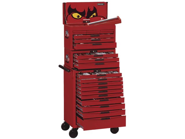 Servante à outils rouge 19 tiroirs Teng Tools TC816STACK