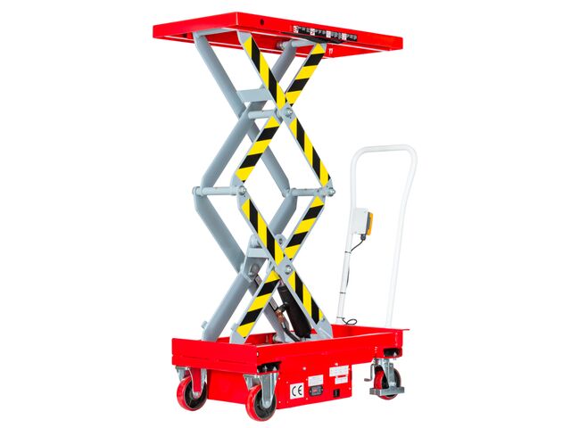 Table élévatrice électrique mobile 500 kg 1010x520mm Hauteur 1618mm MW Tools WTE50016
