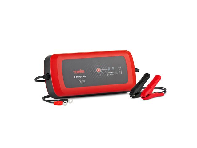 Chargeur de batterie portable trickle 12/24V 8/4A Telwin T-CHARGE20