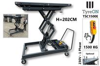 Levage et positionnement de composants automobiles | TSC1500E Table élévatrice électrique 