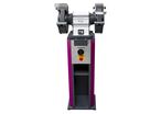 Touret à meuler dia. 200 mm 2850 rpm 600 W 230V y compris deux meules sur socle avec arrêt d'urgence interrupteur principal Optigrind GU20NS 230V