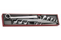 Jeu de clés polygonales double TTX4 tray 1/4- 1-1/4 7 pièces Teng Tools TTX6707