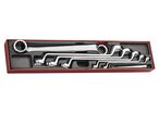 Jeu de clés polygonales double TTX4 tray 1/4- 1-1/4 7 pièces Teng Tools TTX6707