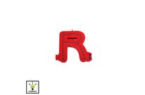 Lettre LED assemblable &amp;quot;R&amp;quot;
