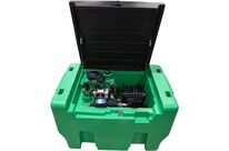 Cuve réservoir essence 330 L - Avec pompe 12 V et pistolet automatique - Cuve en PE Haute résistance MW Tools TB30012H