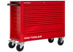 Servante d'atelier 7 tiroirs rouge extra large 1055 mm avec verrouillage intégré dans la poignée grandes roues ø160 mm MW Tools GW307RX