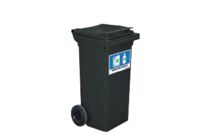 Conteneur de tri 80 l noir I B80LROUL  