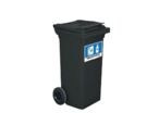 Conteneur de tri 80 l noir I B80LROUL  