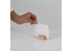 Mini-support visuel/ticket bois 40 x 22 x 40 mm