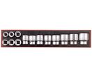 Set de douilles Ttx4 tray 3/4 de 7/8 à 17/8 12 pans 14 pièces Teng Tools TTX34AF