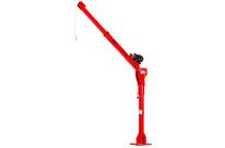 Grue de levage rotative 360° pour véhicule &amp; remorque 300/500kg avec treuil électrique 12V - À fixer MW Tools BK30012