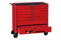 Servante d&#039;atelier rouge 7 tiroirs large Teng Tools TCW207N