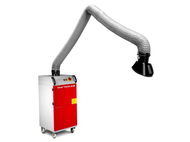 Aspirateur de fumée de soudage mobile 1600m³/h 1,1kW 230V MW Tools LA1801