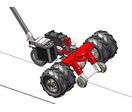 Tireur-Pousseur électrique 2000 kg - Attelage à boule - Moteur 800 W - Batterie Li-Ion - Autonomie 15 km - Idéal pour remorques Torros EWT2000