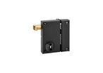 SERRUPRO - Serrure en applique pour porte d'entrée à tirage - 75 x 130 mm, droite