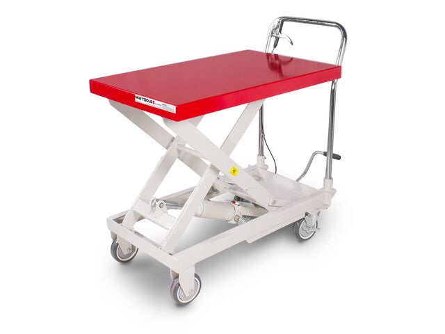 Table élévatrice hydraulique mobile à ciseaux 500 kg MW Tools WT500