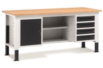 Etabli métal Fortis n°6 L.2000 mm