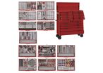 Servante rouge maxi master set 16 tiroirs avec coffre supérieur Teng Tools TCMM911STK