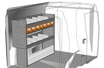 Aménagement Doblo L1H1 côté gauche