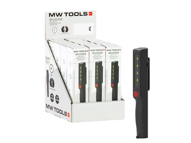Présentoir avec 10 lampes de poche LED WL0030S MW Tools WL0030SDIS