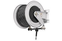 Enrouleur air et eau 40 m Ø G 1 (f) 20 bars Acier peint avec enroulement automatique et support mural fixe Raasm RA.8560.103