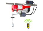 Palan électrique à câble 200/400kg 12/6m 900 W 230 V télécommande SANS fil MW Tools SHN40012R
