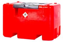 Cuve réservoir Diesel-Gasoil en PE 400 L avec pompe 12 V et pistolet automatique MW Tools TDC40012