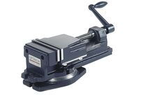 Étau de fraisage avec base tournante largeur des mors 200 mm ouverture maximale 150 mm hauteur des mors 58 mm Optimum FMS200