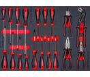 Modules outils en mousse 212 pièces STARTER - Idéal servante et établi - Starter complet et prêt à l'usage MW Tools TS MWE211
