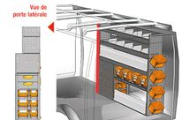 Aménagement Daily 3520 H1 côté Droit