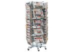 Tourniquet Presse 40 Cases 2 Echelles + 2 Plateaux / Pied à Roulettes
