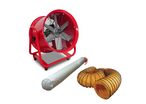 Ventilateur mobile MV400R3 avec tuyau et sac filtrant MW Tools MV400R3SET