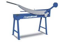 Cisaille à levier manuelle repliable largeur du travail 1020 mm épaisseur jusque 1,2 mm en acier Metallkraft BSS1000