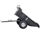 Remorque simple essieu 550kg benne en plastique PE basculante 1600x826x475 mm Torros AHR550P2