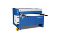Cisaille guillotine motorisée largeur du travail 1250 mm épaisseurs jusque 3 mm butée manuelle 3 kW 400V Metallkraft MTBS1255-30E