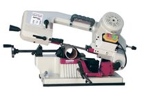 Scie à ruban portable à métaux 0-45° capacité de coupe ronde 100 mm 0,37 kW 230V vitesse 45 m/min descente automatique Optisaw S100G 230V