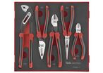 Jeu de pinces TPR Foam2 tray 5 pièces Teng Tools TED441-T
