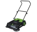 Balayeuse manuelle avec système à brosses tandem - surface de nettoyage maximale 2.800 m²/h - largeur de travail avec brosses latérales 700 mm Cleancraft HKM 700