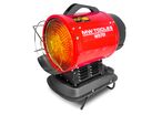Canon à chaleur infrarouge fioul 20kW silencieux et portable MW Tools WD70I
