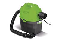 Aspirateur à sec avec bandoulière - cuve plastique 5 L - 1 moteur 0,85 kW 230 V - 74 dB(A) Cleancraft DRYCAT 15