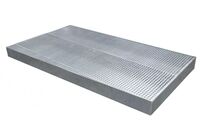 Bac de rétention en acier 40 l avec grille Ecospill LBS40R