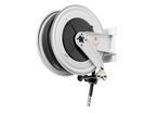 Enrouleur air et eau 15 m Ø G 1 (f) 20 bars Acier peint avec enroulement automatique et support mural fixe Raasm RA.8540.103