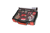 Coffret d&amp;#039;outils pour la pose et dépose professionnelle des courroies élastiques