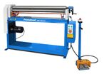 Rouleuse de tôle électrique à 3 rouleaux largeur du travail 1270 mm épaisseur jusque 1,5 mm en acier 0,75 kW 400V Metallkraft RBM1305-15E