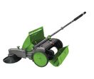 Balayeuse manuelle avec filtre à poussière intégré - surface de nettoyage maximale 3.800 m²/h - largeur de travail avec brosses latérales 950 mm Cleancraft HKM 950