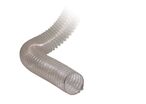 Tuyau d'aspiration spiralé PU transparent - ø100 mm - Longueur 5 m Holzkraft 100MM5M
