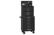 Servante d&amp;#039;atelier complète noire - 1011 pièces - 16 tiroirs - Mega Master Teng Tools TKS26B1011T