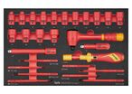 Set de tournevis dynamométriques isolés Foam3 tray Plat- PH- PZ- Smal 27 pièces Teng Tools TEFXV27