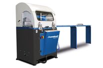 Tronçonneuse pour aluminium semi-automatique à lame ascendante 3 kW 400 V avec 2 lames circulaires ø600 mm 2193 tr/min Metallkraft ULMS600