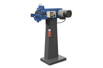 Ponceuse à bande d&#039;établi pour métaux avec bande abrasive 100x1220 mm 20 m/s 1,5 kW 230V dia. roue motrice 140 mm Metallkraft MBSM100-140-1